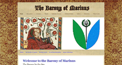 Desktop Screenshot of baronyofmarinus.com